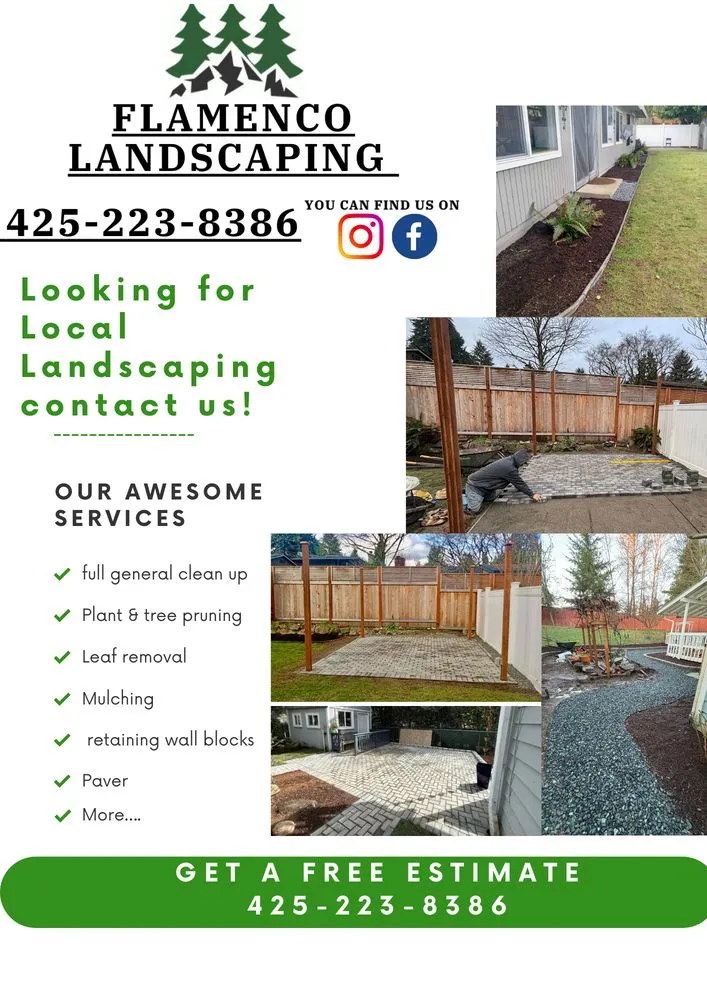 Reliable lawn mowing service for year-round maintenance in Edmonds, WA by Flamenco Landscaping