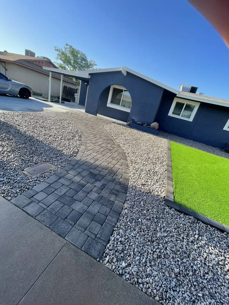 Reliable outdoor landscaping for homes in Peoria, AZ by Flaming Phoenix Landscaping