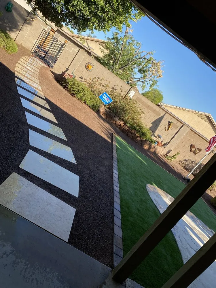 Professional outdoor landscaping in Peoria, AZ by Flaming Phoenix Landscaping
