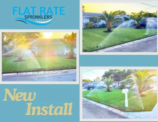 Flat Rate Sprinklers Logo