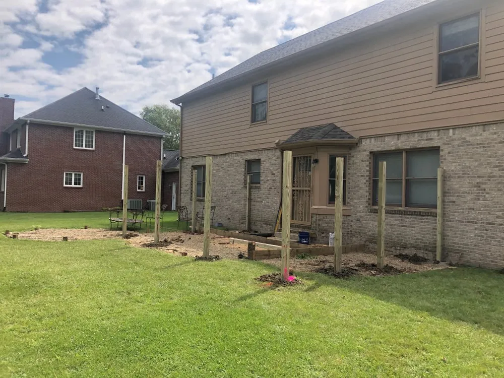 Custom garden landscaping for year-round maintenance in Greensburg, IN by Flat Rock Property Solutions