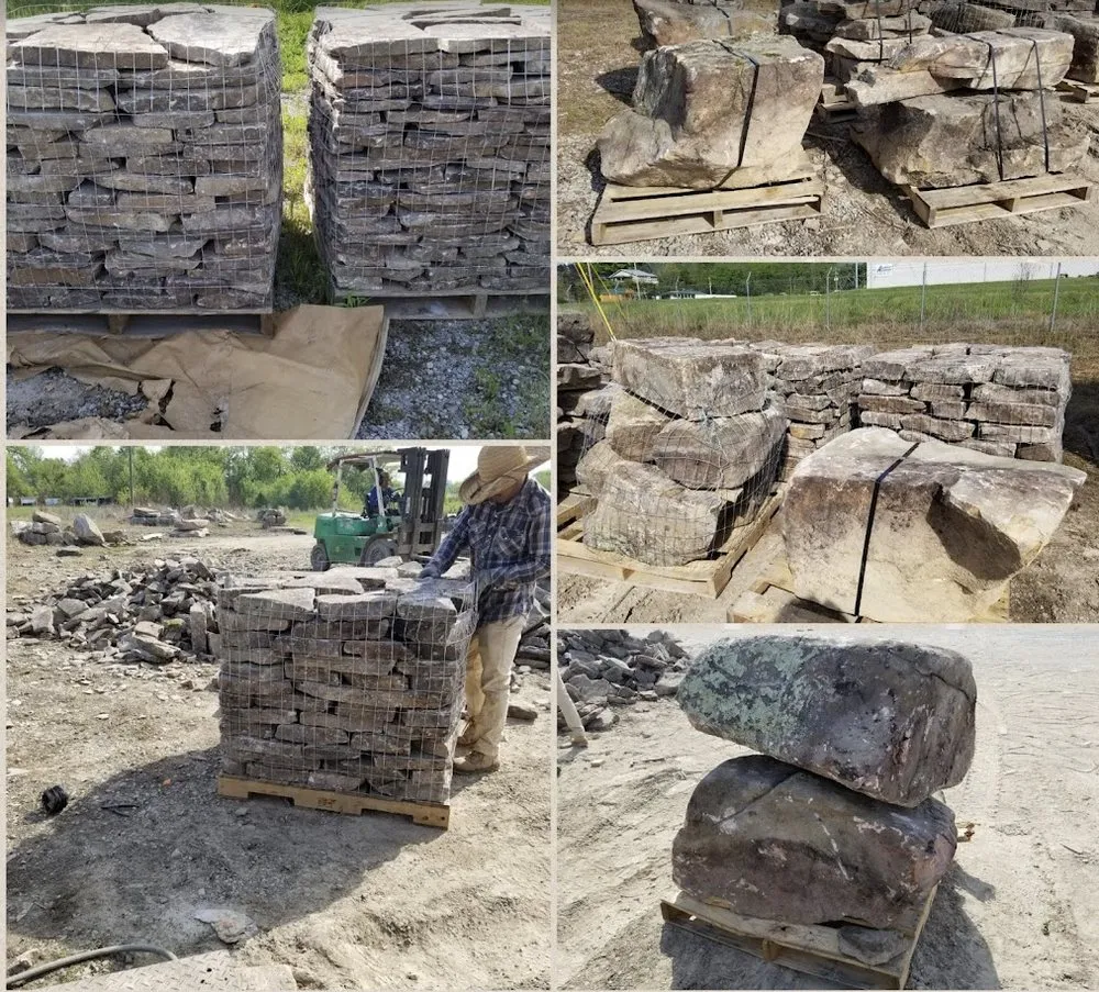 Trusted residential landscaping in Mineral Bluff, GA by Flatrock Stone