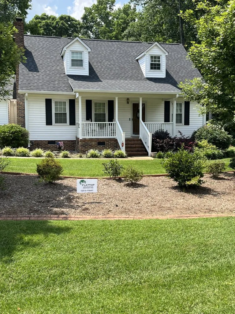 Local landscape installation in Anderson, SC by Flattop