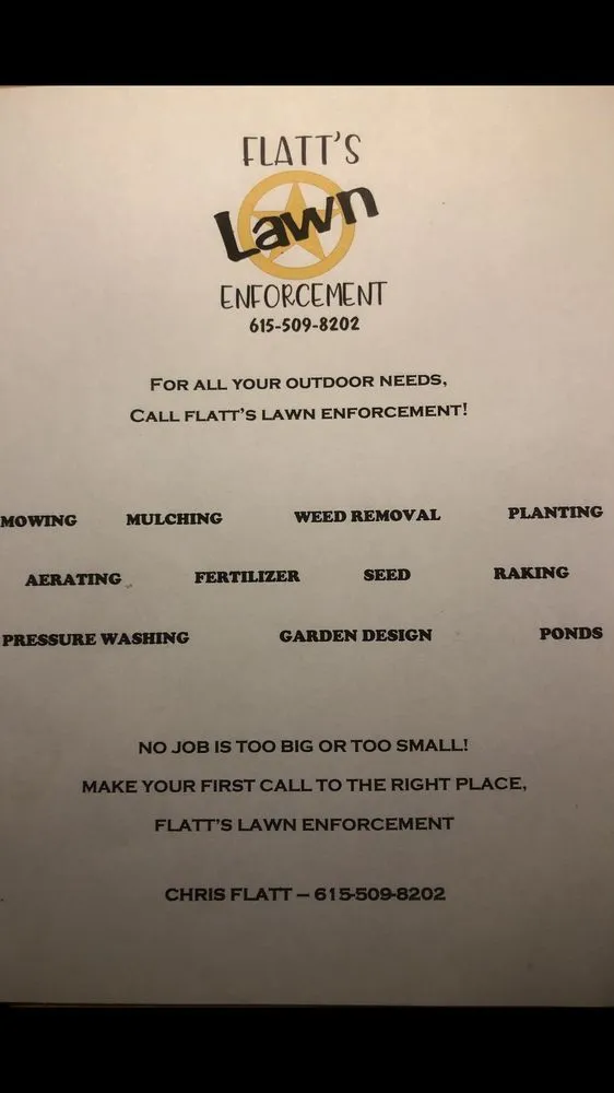 Trusted lawn care service in Hendersonville, TN by Flatt’s Lawn Enforcement