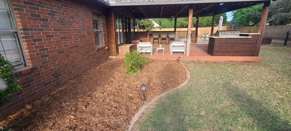 Affordable residential landscaping in Mustang, OK by Flawless Concepts
