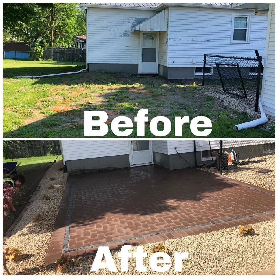 Custom outdoor landscaping with custom design in Ottawa, IL by Flawless Landscaping