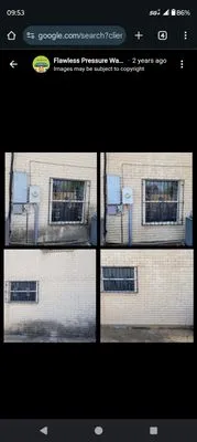 Flawless Pressure Washing and Lawn Care Logo