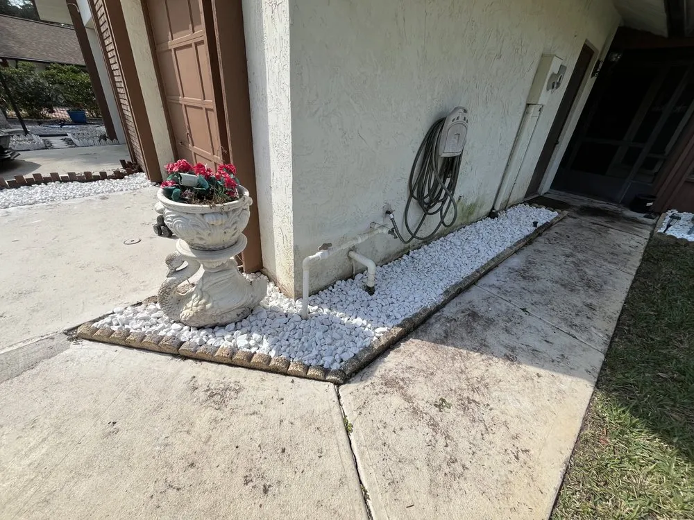 Professional outdoor landscaping in Port Orange, FL by Flawless Reflections