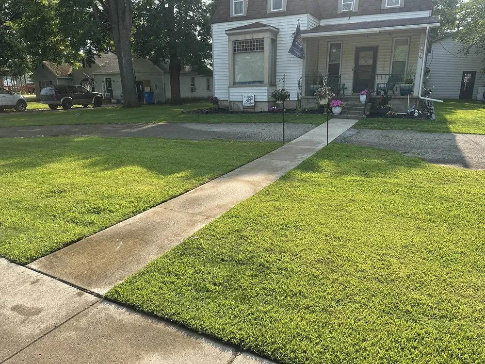 Affordable landscape installation for homes in Onsted, MI by Fleabay Lawn Care