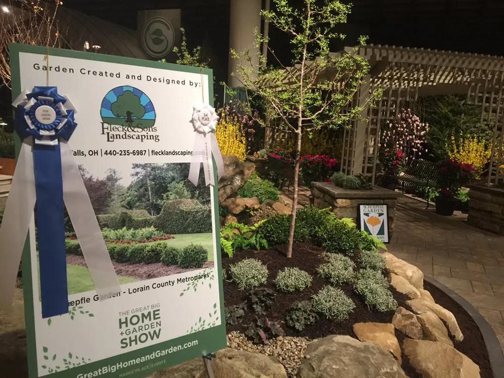 Professional landscape installation experts serving Olmsted Falls, OH - Fleck & Son's Landscape Service