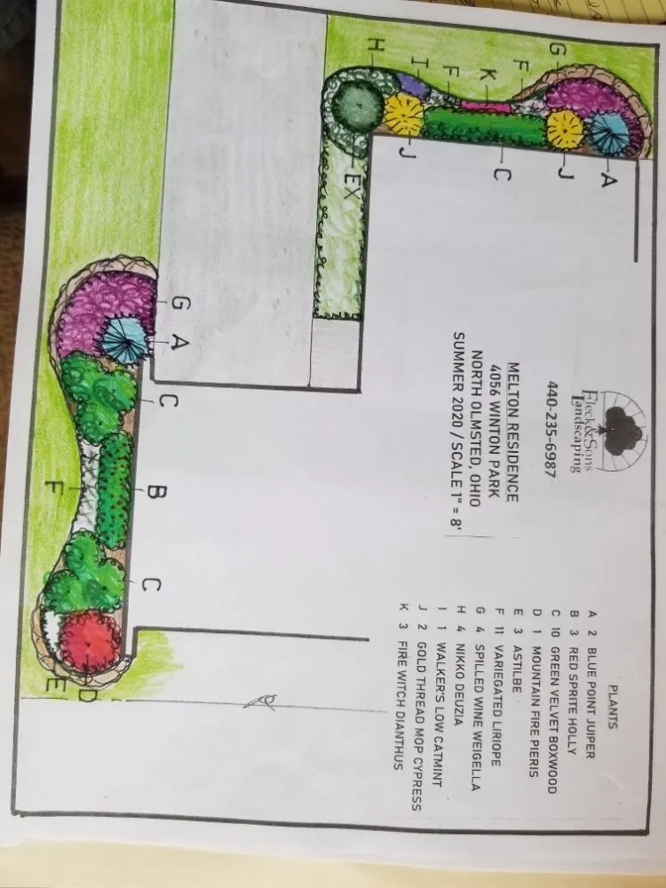 Affordable landscape design in Olmsted Falls, OH by Fleck & Son's Landscape Service