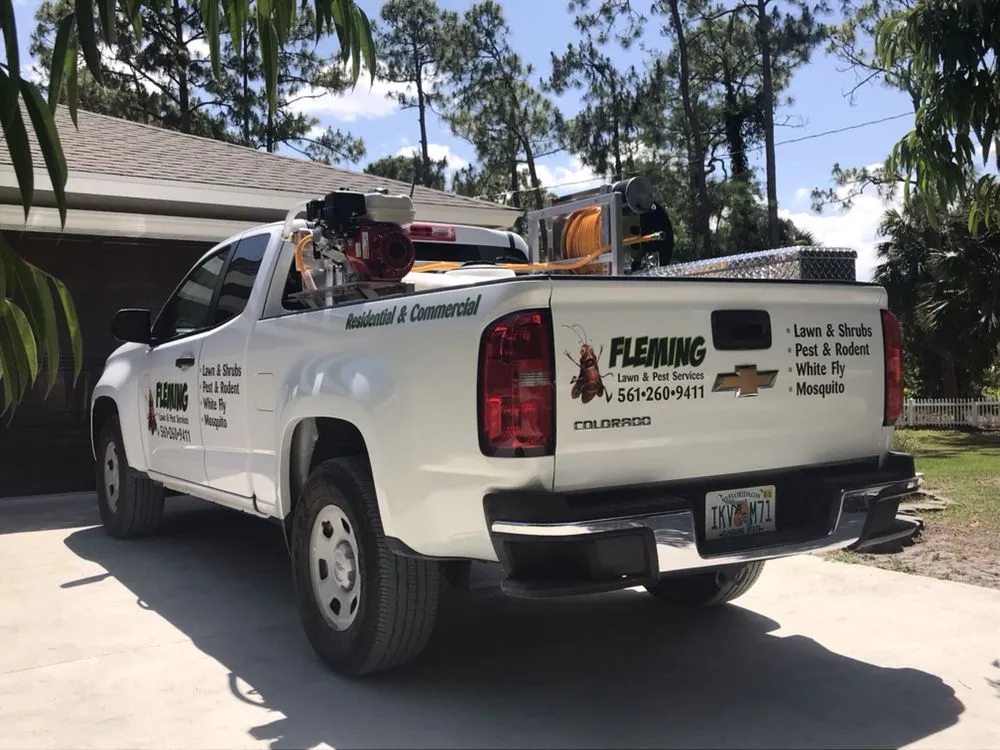 Custom garden landscaping in Loxahatchee, FL by Fleming Lawn & Pest Services