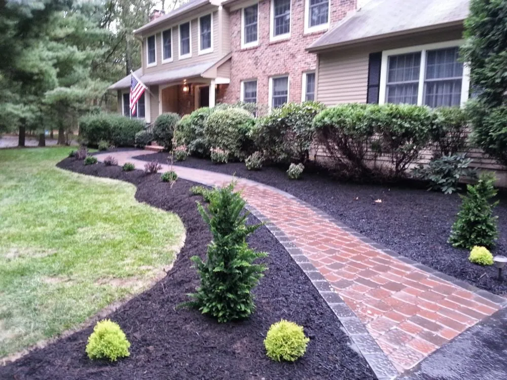 Professional residential landscaping for homes across Mount Laurel, NJ - Fleur De Lis Hardscaping