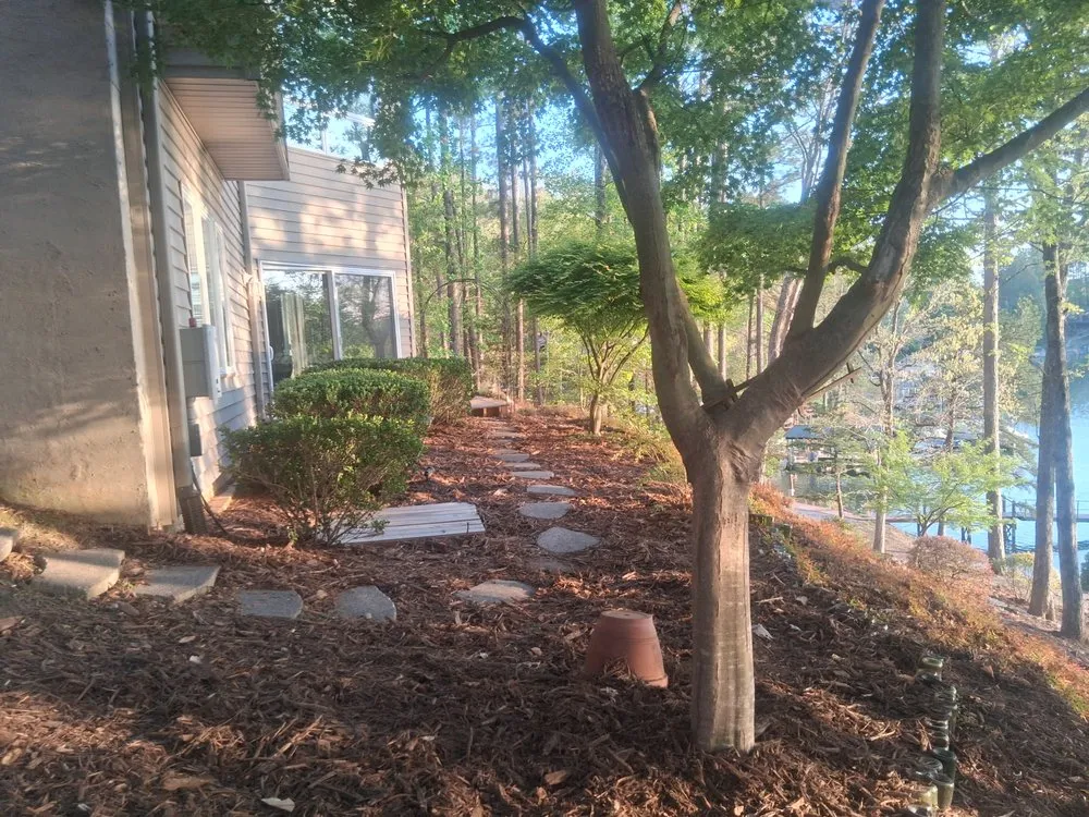 Local landscape installation in Seneca, SC by Flewwellins Lawn and Maintenance