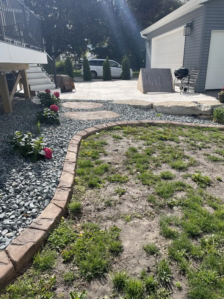 Custom garden landscaping for year-round maintenance across Fond du Lac, WI - Flex Landscape Curbing