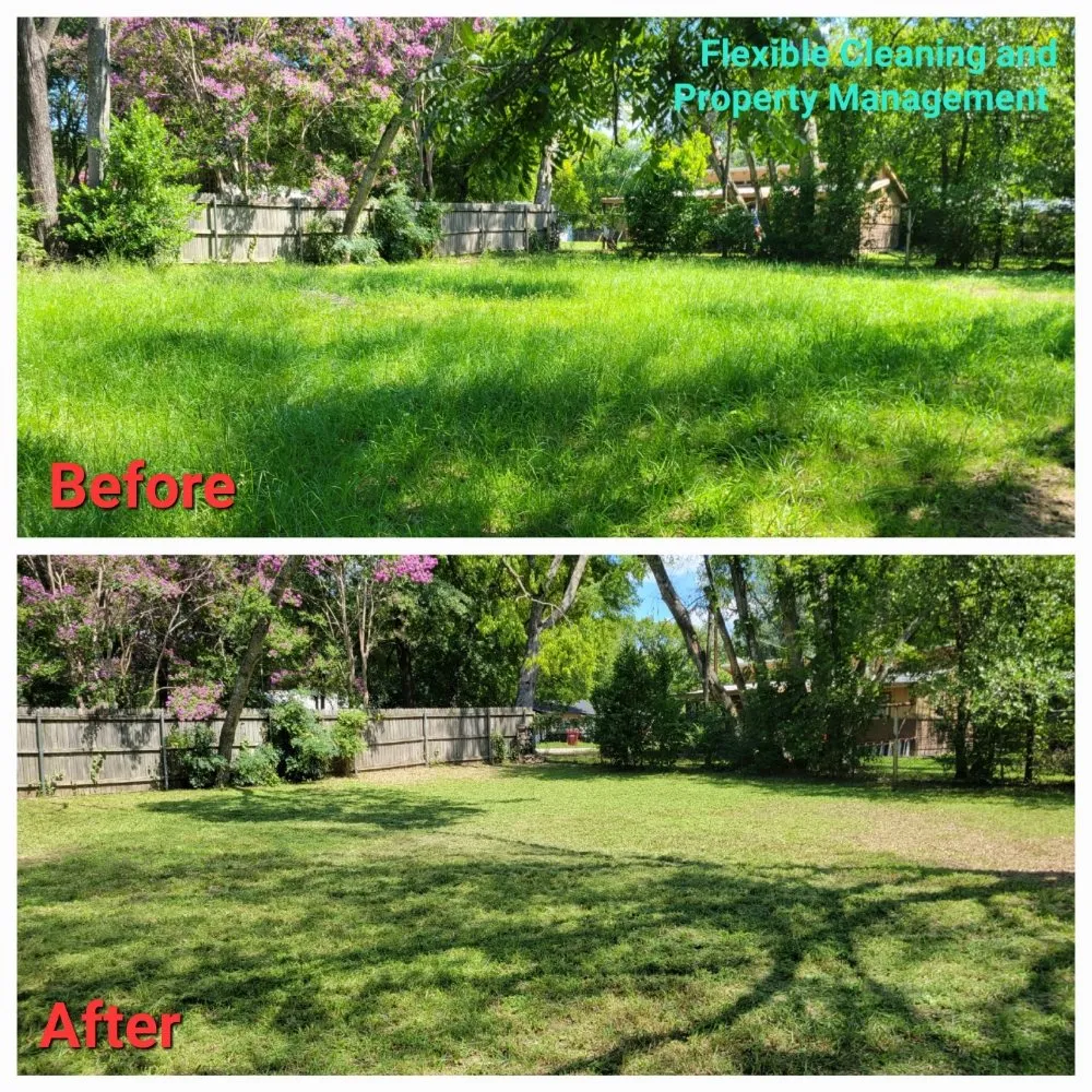 Top-rated outdoor landscaping for homes in Addison, TX by Flexible Cleaning and Property Management