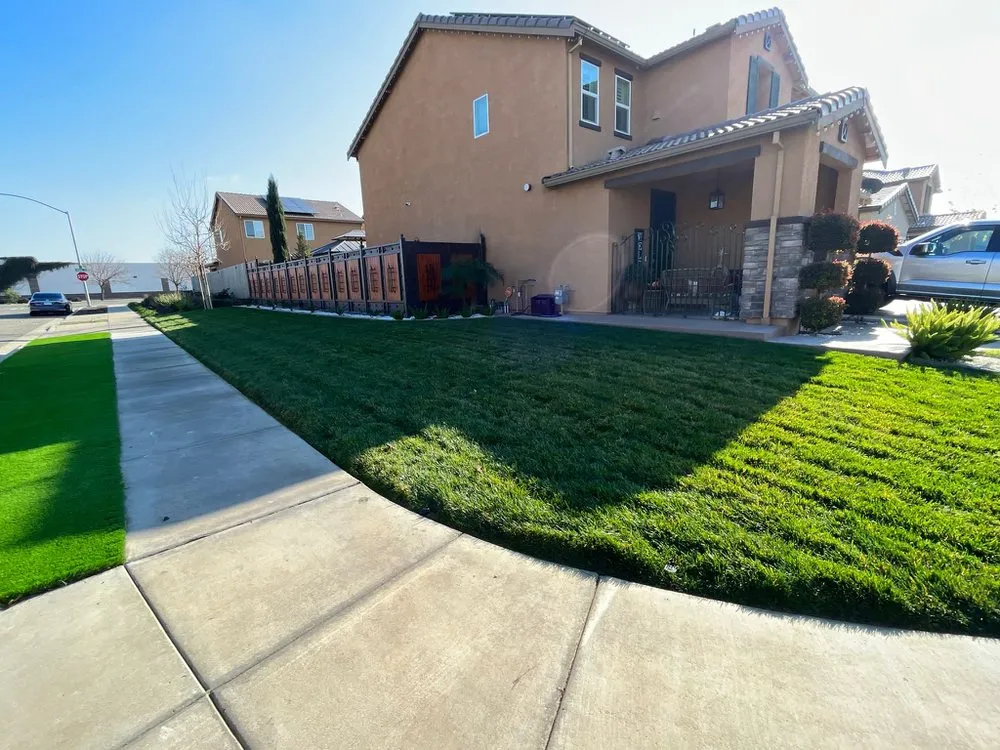 Local residential landscaping in Modesto, CA by Flix Lawn Care & Maintenance