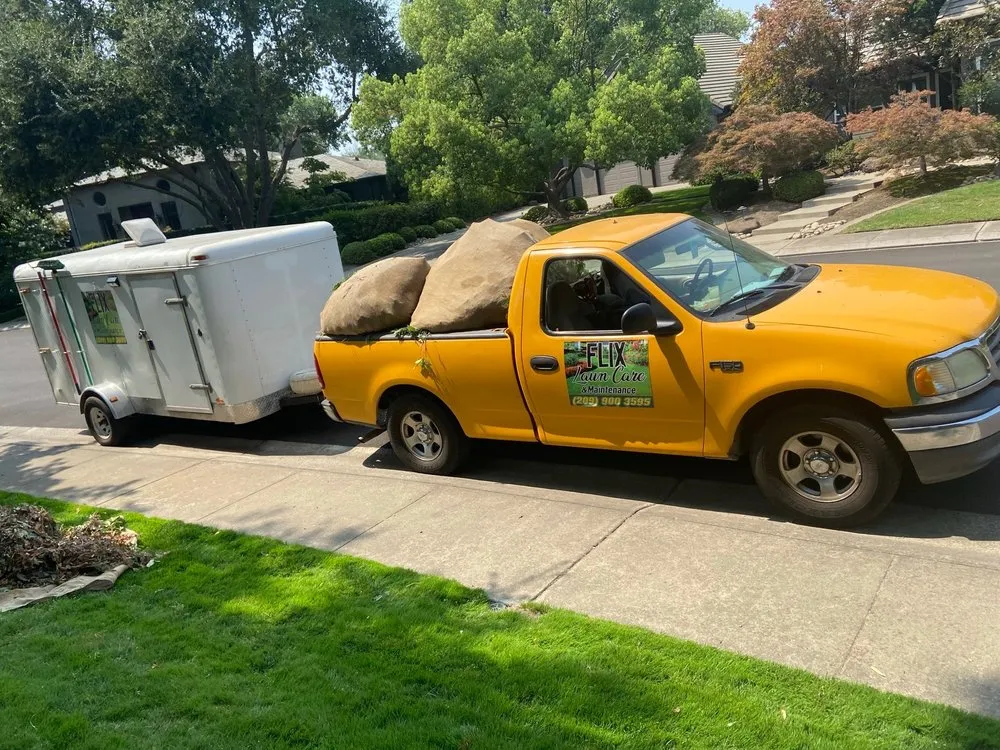 Top-rated landscaping services for homes in Modesto, CA by Flix Lawn Care & Maintenance