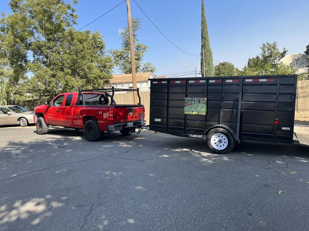 Custom yard cleanup service experts serving Modesto, CA - Flix Lawn Care & Maintenance