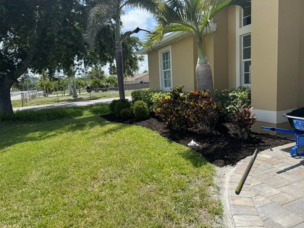 Trusted landscape installation for residential properties in Venice, FL by Flo-Grown Trees and Landscaping