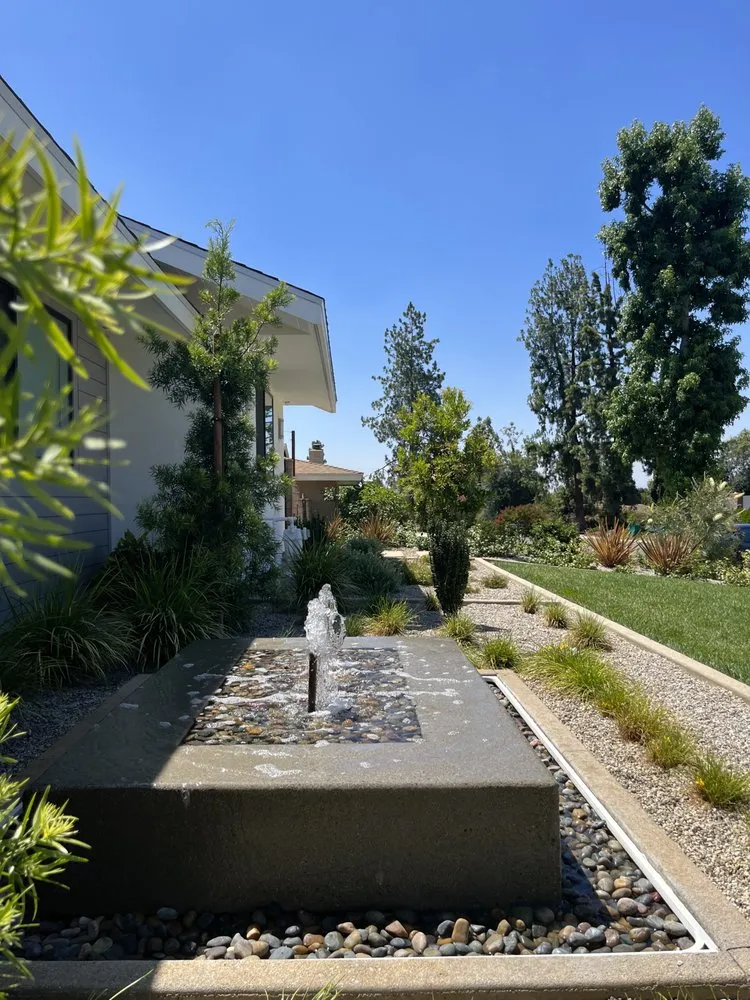 Custom landscaping services with custom design in Lake Arrowhead, CA by Flora Found