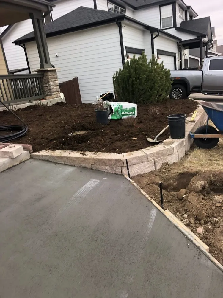 Affordable lawn mowing service with custom design in Erie, CO by FloraVista Landscape