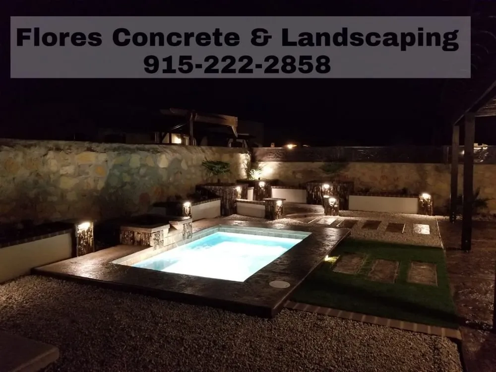 Trusted outdoor landscaping for beautiful yards across El Paso, TX - Flores Concrete & Landscaping