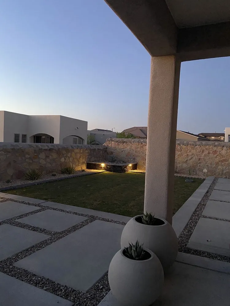 Reliable outdoor landscaping for year-round maintenance across El Paso, TX - Flores Concrete & Landscaping