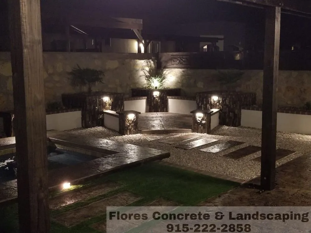 Local yard maintenance in El Paso, TX - Flores Concrete & Landscaping
