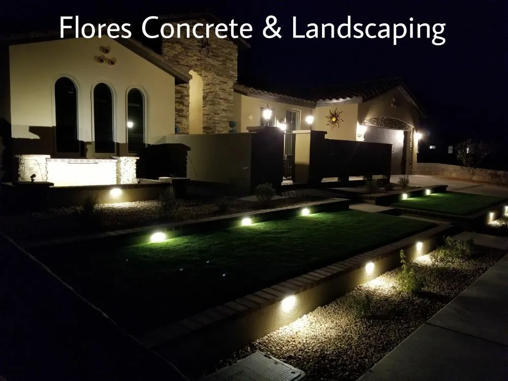 Trusted residential landscaping in El Paso, TX by Flores Concrete & Landscaping