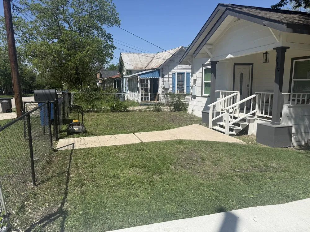 Local landscape design with custom design in San Antonio, TX by Flores Home Solutions