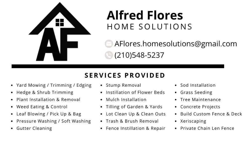 Local yard cleanup service for residential properties in San Antonio, TX by Flores Home Solutions