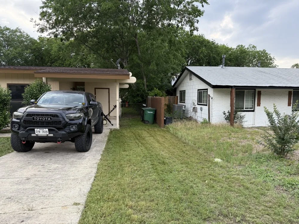 Custom garden landscaping with custom design in San Antonio, TX by Flores Home Solutions