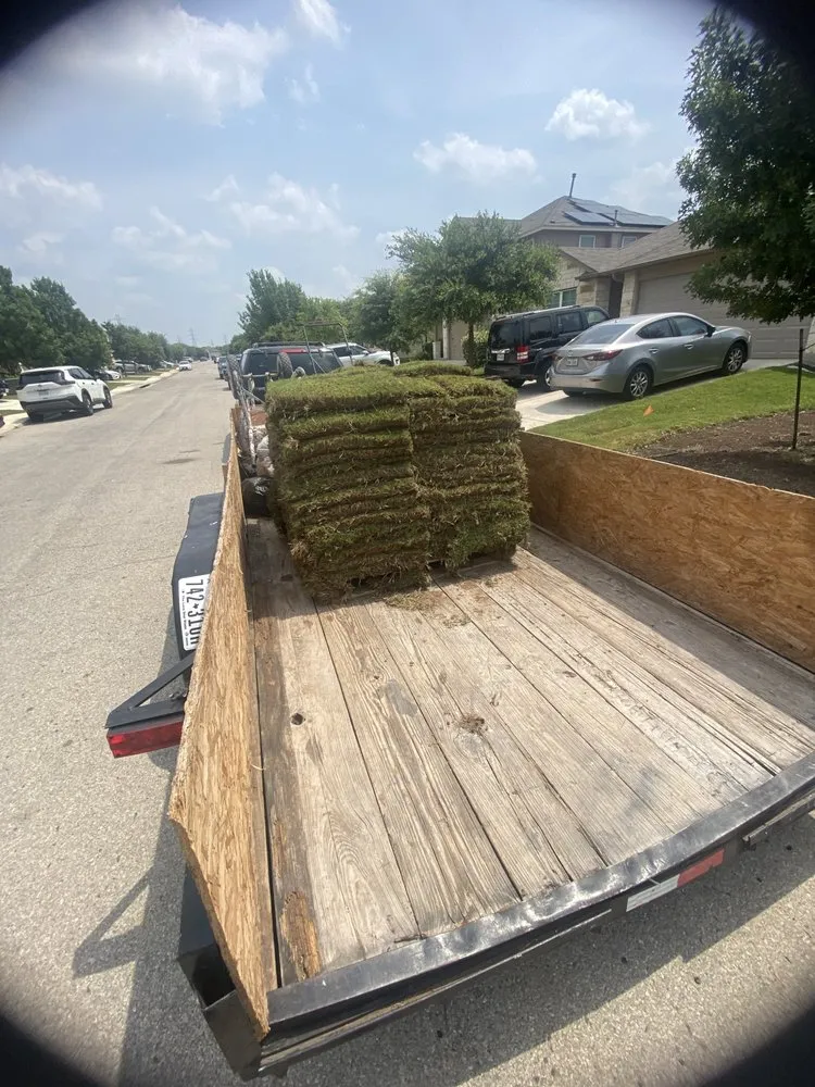 Top-rated landscape installation in San Antonio, TX by Flores Junk Removal
