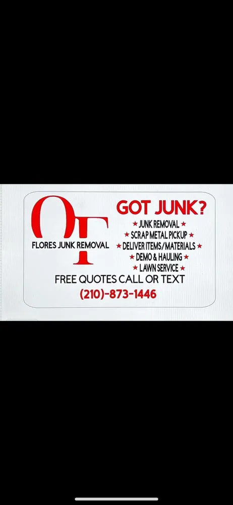 Local lawn mowing service in San Antonio, TX - Flores Junk Removal