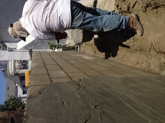 Flores Landscape and Construction Logo