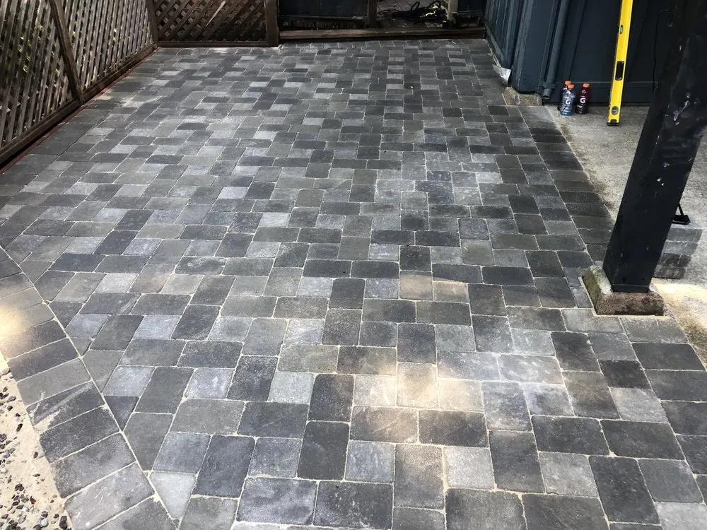 Custom lawn mowing service for outdoor upgrades in Berkeley, CA by Flores Landscape and Tiles