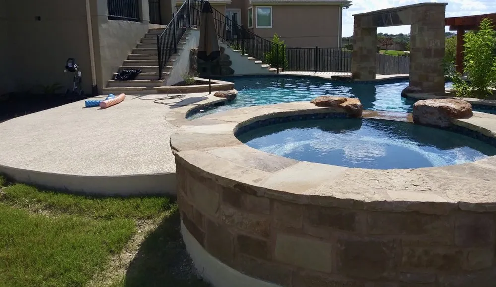 Custom landscape installation in Manor, TX - Flores Landscape Services