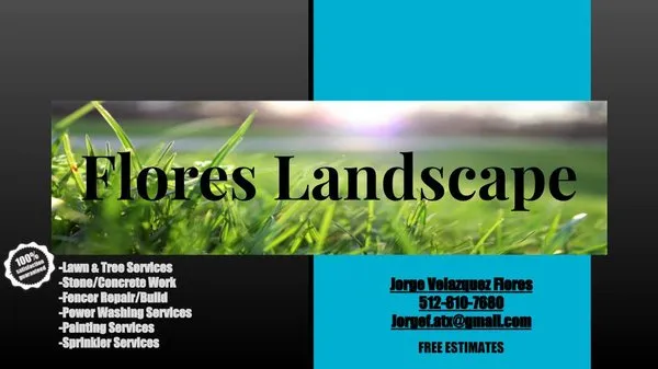 Flores Landscape Services Logo