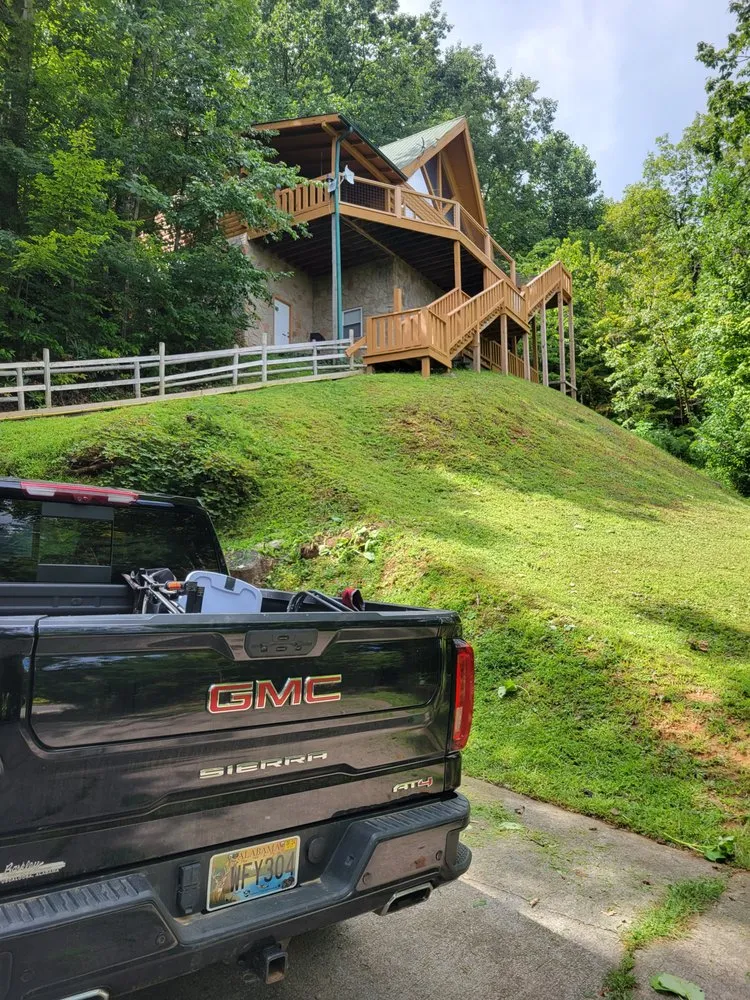 Custom landscape installation for outdoor upgrades across Sevierville, TN - Flores Landscaping and Cleaning Services