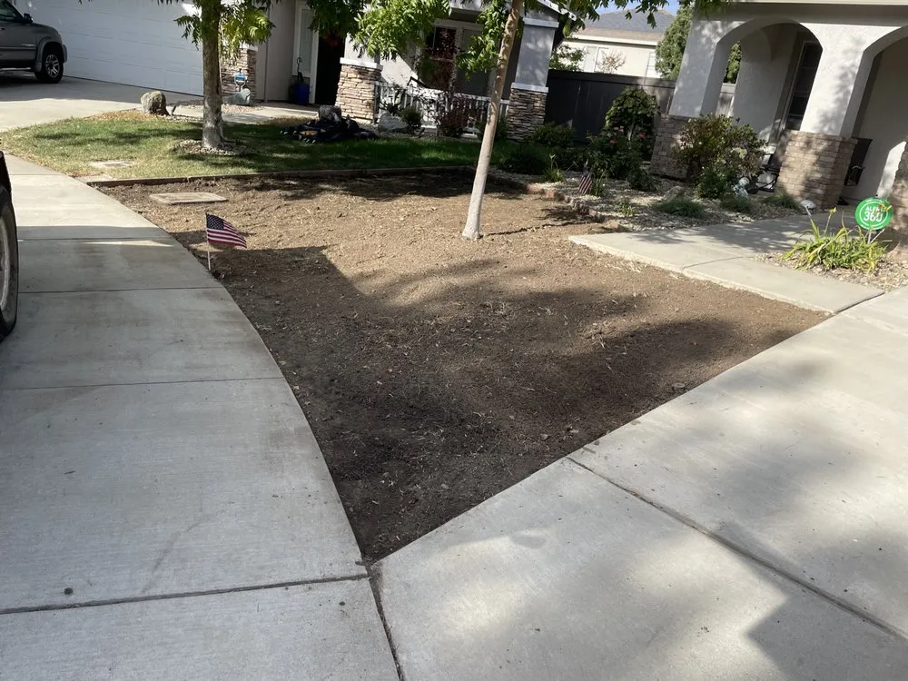 Custom yard cleanup service in Sacramento, CA by Flores Landscaping And Design