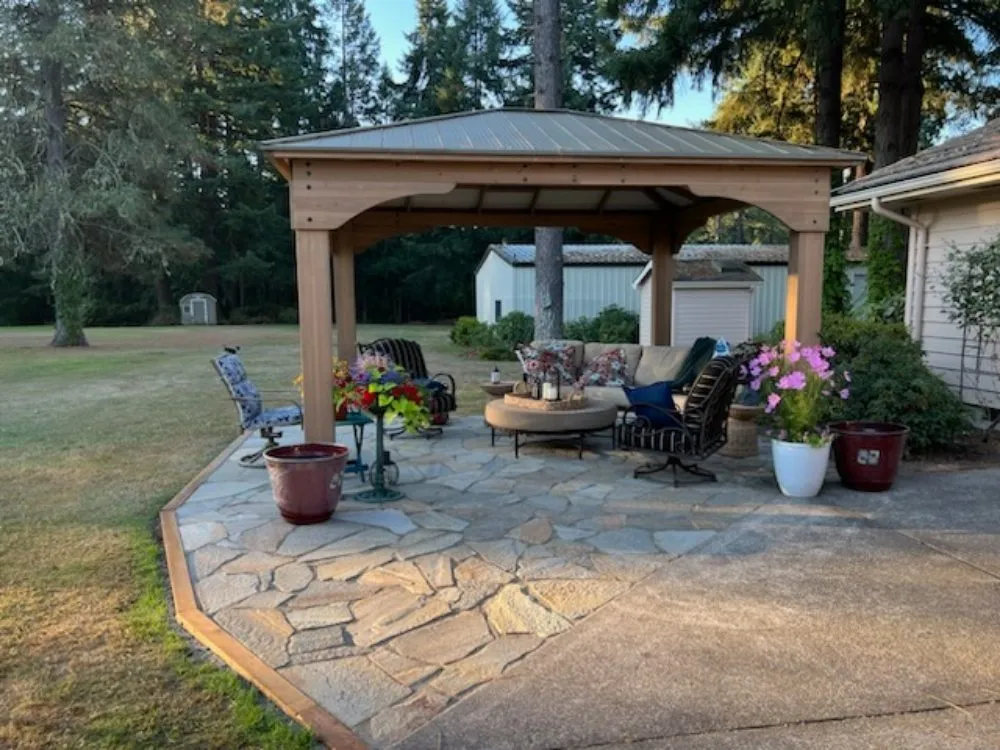 Reliable landscape installation for beautiful yards in Eugene, OR by Flores Landscaping