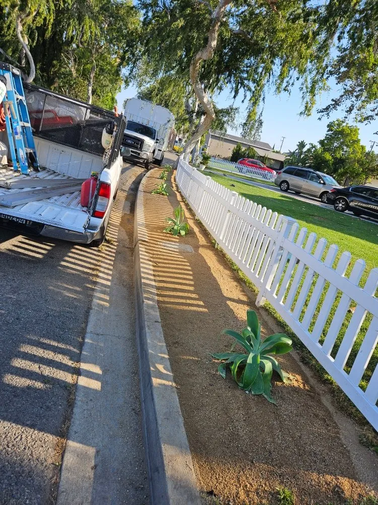 Trusted yard maintenance with custom design in Garden Grove, CA by Flores Landscaping