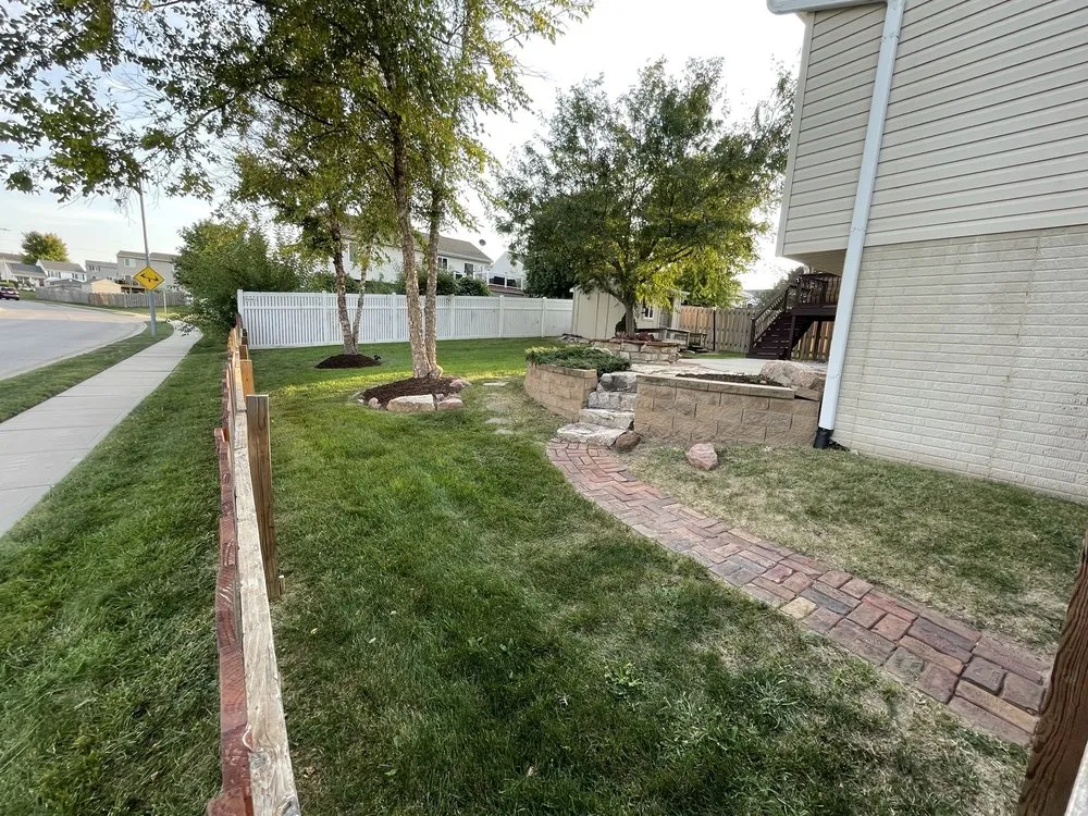 Trusted outdoor landscaping for homes in Omaha, NE by Flores Landscaping