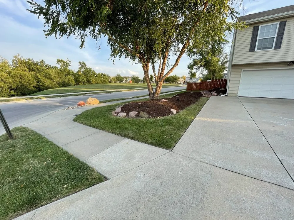 Local outdoor landscaping for homes in Omaha, NE by Flores Landscaping
