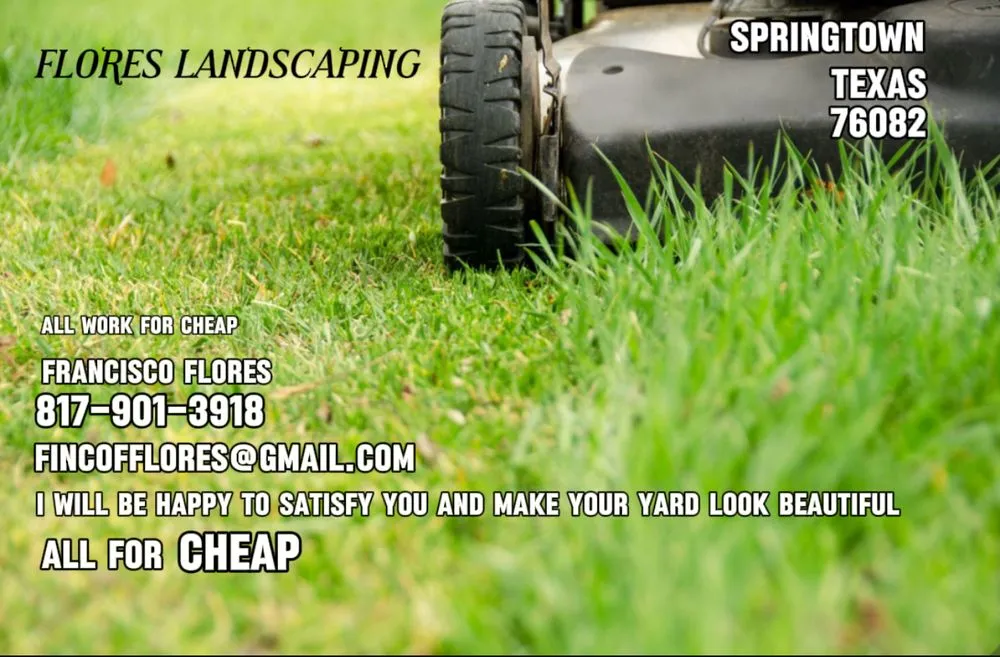 Professional landscape design for outdoor upgrades across Springtown, TX - Flores Landscaping