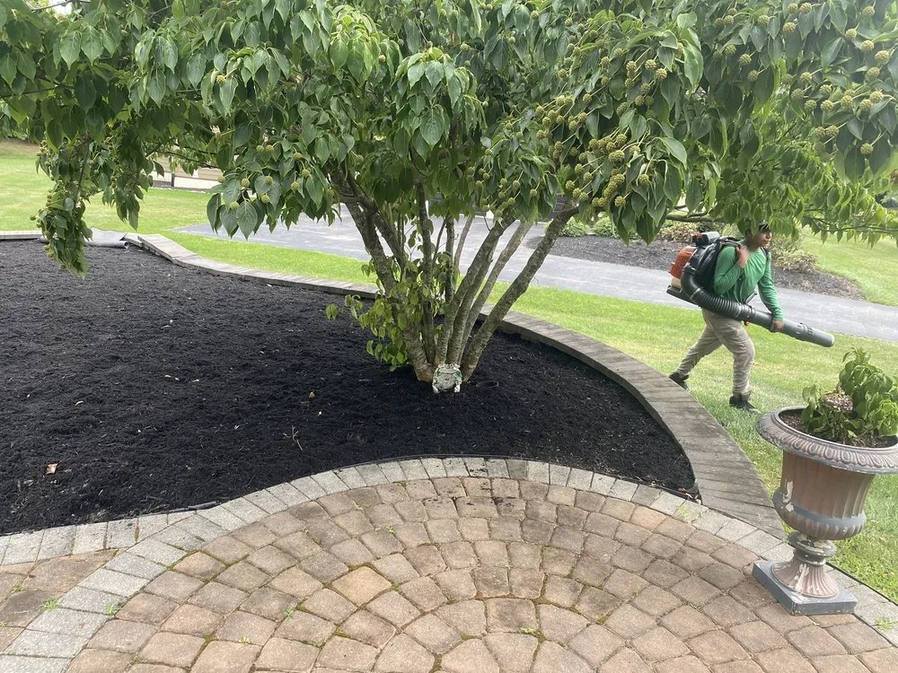 Local outdoor landscaping for homes in Hatfield, PA by Flores Landscaping Tree Services