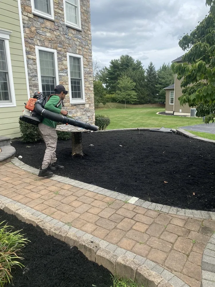 Trusted lawn mowing service for year-round maintenance in Hatfield, PA by Flores Landscaping Tree Services