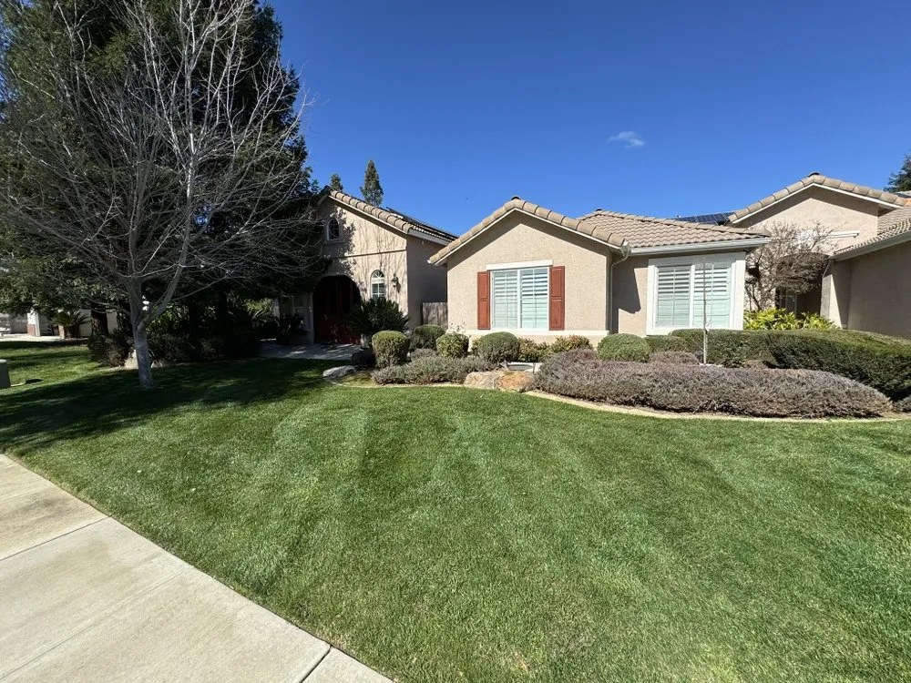 Expert lawn mowing service near you in Visalia, CA by Flores Landscaping