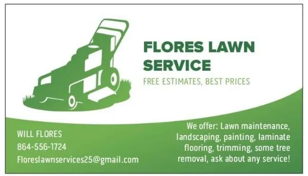 Flores Lawn Service Logo